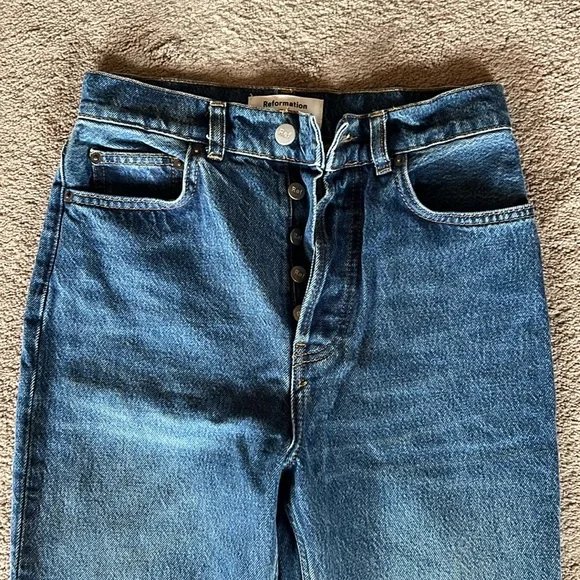 Reformation Jeans 24 デニム リフォメーション REFORMATION リフォメーション ウエスタンジーンズ デニムパンツ